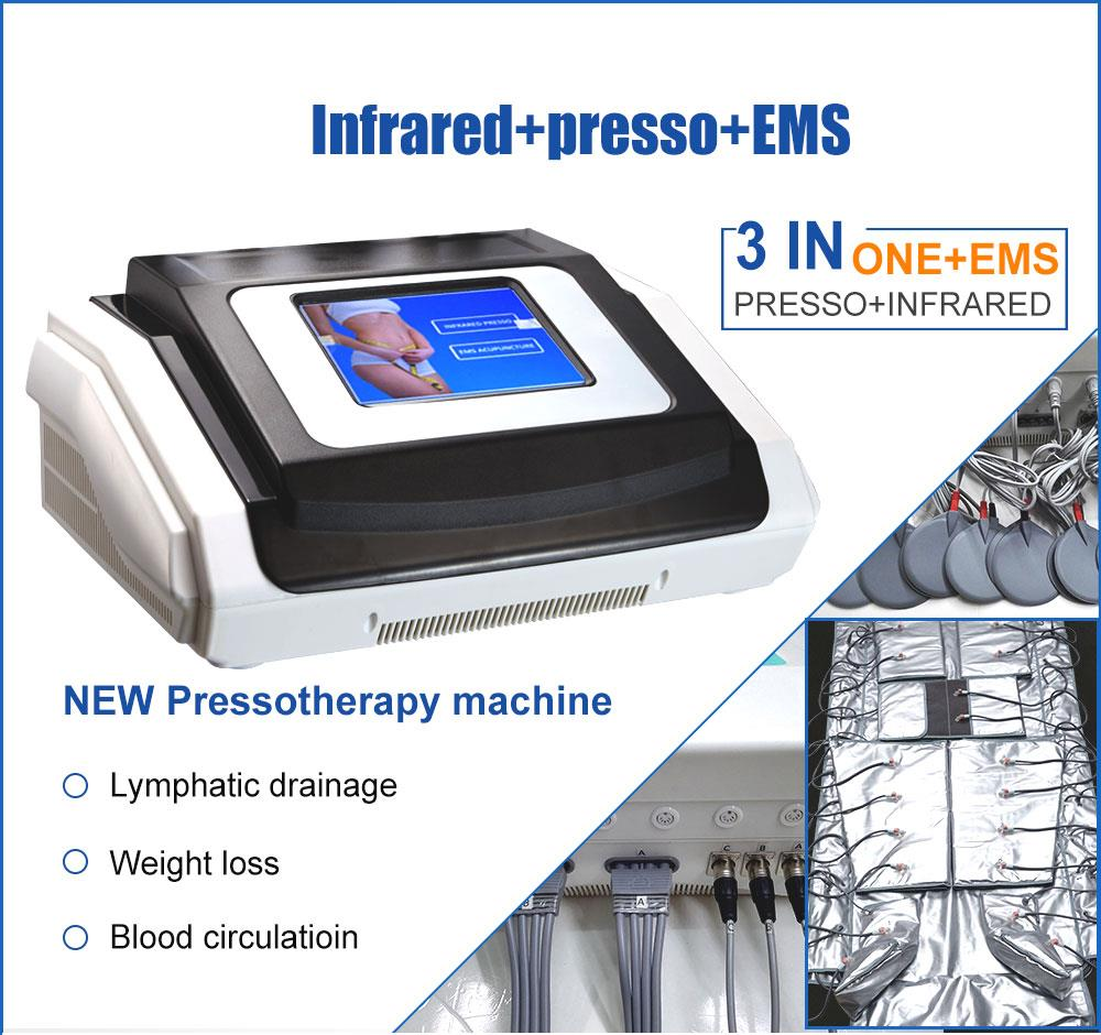 3 IN 1 Far infrared-pressotherapy slimming machine